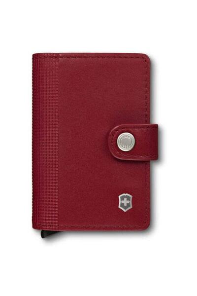 Victorinox محفظة بطاقات جلدية من ألتيوس سيكريد، VG 612680، كروم