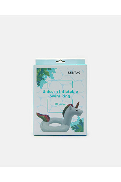 REDTAG حلقة تعويم يونيكورن قابلة للنفخ باللون الرمادي