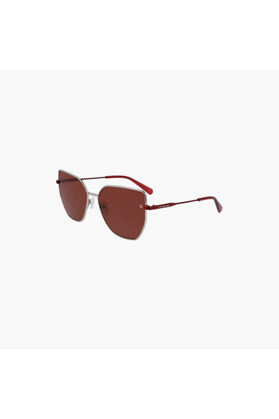 Calvin Klein 60MM Red Butterfly Sunglasses CKJ23202S
