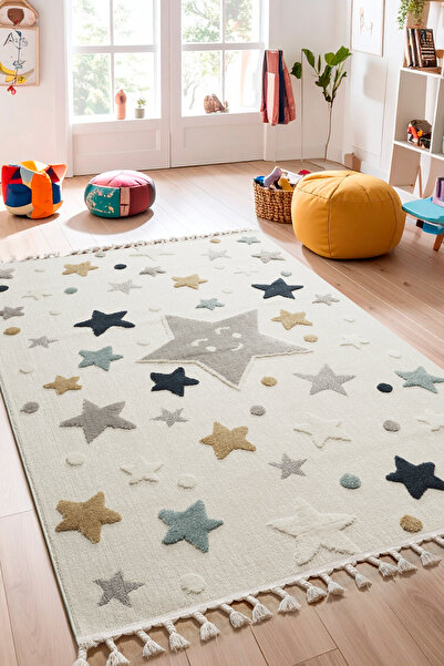 essense Home&Living TİNKY Yumuşak Bukleli Yumuşak Peluş Post Shaggy Krem Çocu...