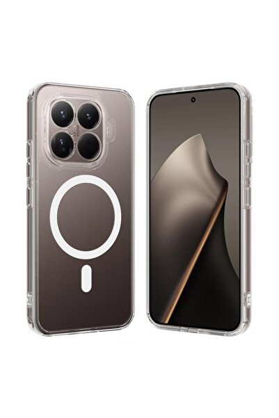 Case Xiaomi 15T Pro Kılıf Embos Sert Mika Magsafe Özellikli Sararma Yapmazz