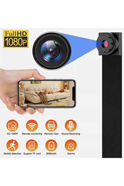 Ultimate happiness وحدة بطاقة TF صغيرة DIY عالية الدقة 1080 بكسل كاميرا أمان WiFi كاميرا مربية صغيرة لاسلكية