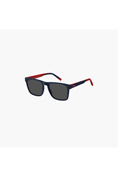 Tommy Hilfiger Men's 55 MM Grey Rectangle Sunglasses