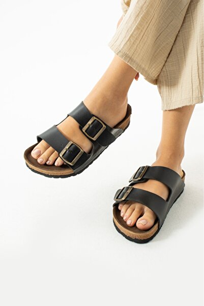 Evalupe Γυναικείες παντόφλες Ziona Rahat με διπλή πόρπη Unisex καθημερινές πα...