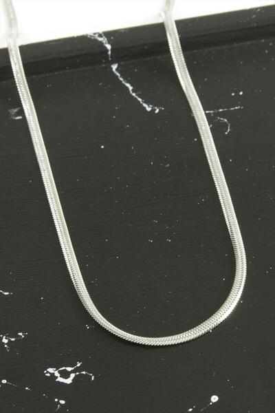 glovia bijuteri Thin Italian Chain Steel Necklace 45 cm