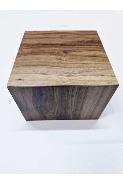 El yapım Kapaklı Ahşap Görünümlü Dekoratif Kutu – 15x11 cm | Çok Amaçlı Organ...