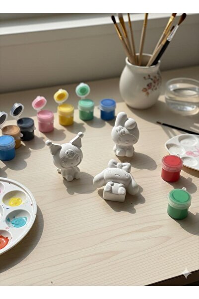 Simetra 15 adet melodi kromi obje boyama - taş boyama- etkinlik boyama