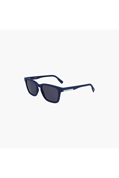 Lacoste نظارة شمسية مستطيلة زرقاء مقاس 53 مم | L987S