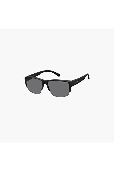 Polaroid Polarized 62 MM Grey Rectangle Sunglasses