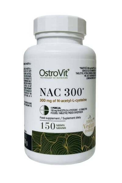 Ostrovit NAC 300 Food Supplement – 150 Tablets (100g)