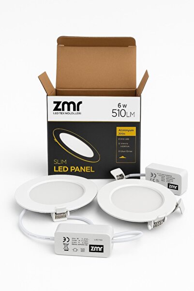 ZMR 6W SIVA ALTI LED PANEL