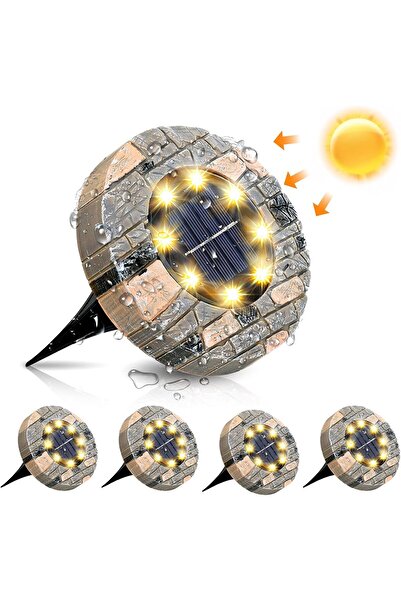 OEM Ground Light - 4 Pack, 3000K for Garden