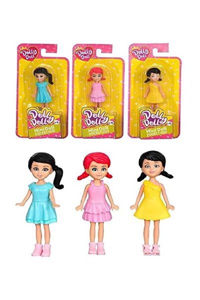 toysclub TOY-42-P DOLLY DOLL BEBEK 9 CM