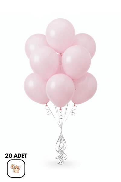 BALOMİS Makaron Pembe Soft Balon Arka Plan Ve Mekan Süsleme Dekoru