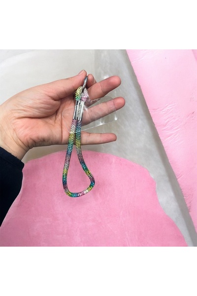 SELVİ Işıltılı telefon bileklik askısı