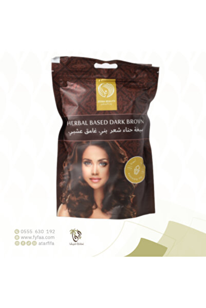 ZEINA BEAUTY صبغة شعر بالحناء البني الداكن العشبي 100 غرام (زينة بيوتي)