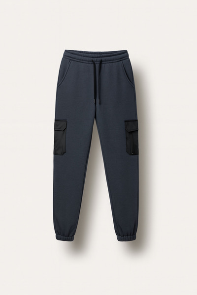 Mışıl Kids Ανδρικό παντελόνι με φερμουάρ στη δεξιά τσέπη, 3 κορδόνια, δύο κορ...