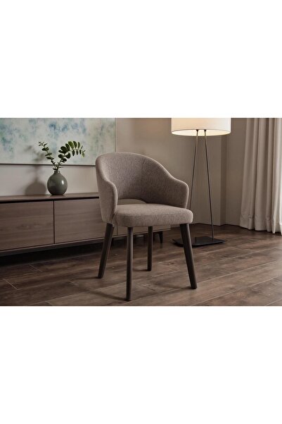 Vivense SENTO SANDALYE, KAHVE SİYAH AYAK