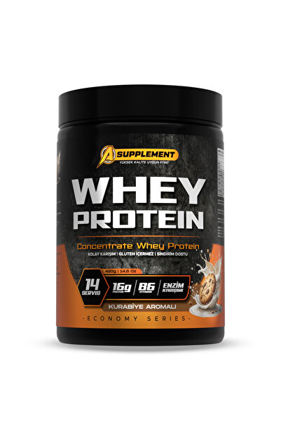 A supplement Whey Protein Ekonomi Serisi 420 gr– Kurabiye Aromalı | 14 Servis