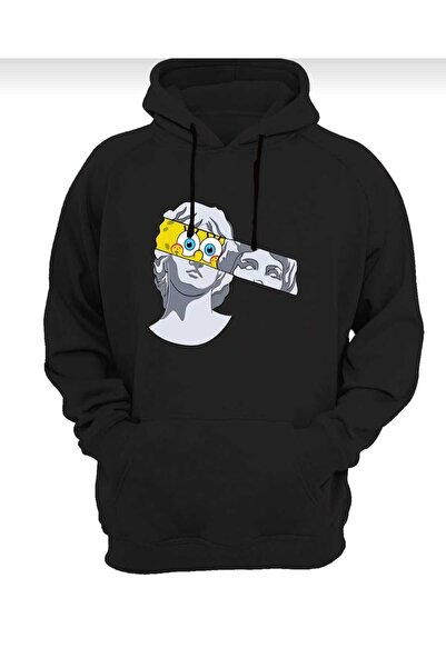 Hunors Sportswear & Company سويت شيرت مطبوع يونيسكس موديل قطن بغطاء رأس