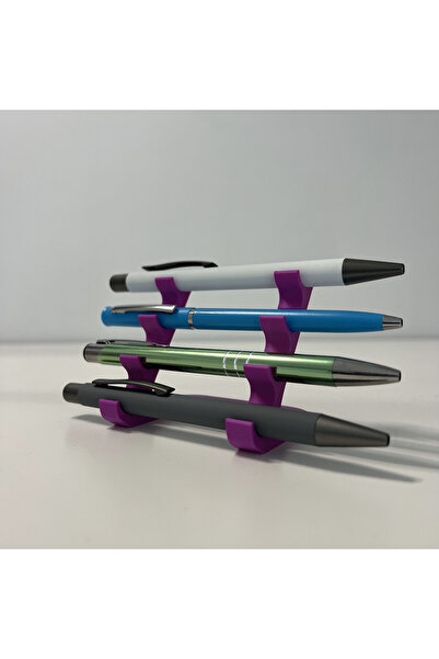 DECORADI 4-seater pen holder, purple, 3D made from PLA