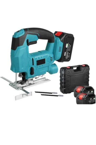 Sanlux Fierastrau Pendular, Soricel Electric cu 2 Acumulatori 48v, 2 Panze Si Variator Turatie 3200 RPM