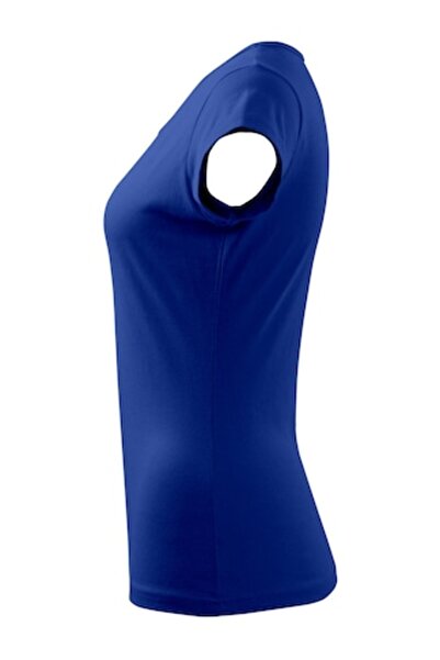 Malfini Tricou de damă Pure, albastru regal, mărimea XS, 100% bumbac