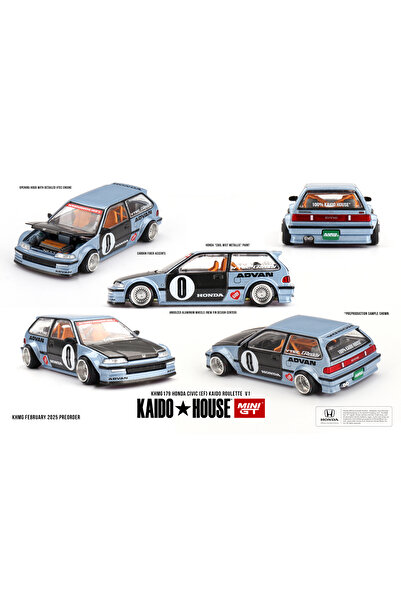 Honda Mini GT 1/64 Civic (EF) Kaido Roulette V1