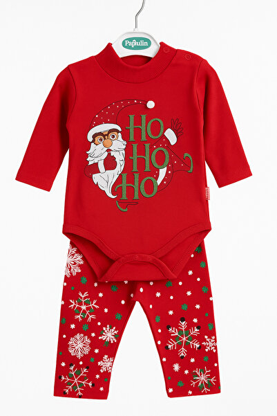 Pabbuc Baby UNİ BEBEK YILBAŞI NOEL TEMALI BEBEK TAKIMI