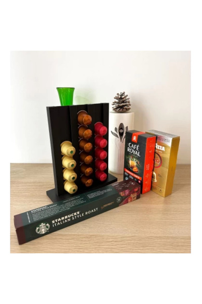 Nespresso Capsule Holder, Black, 36 caps