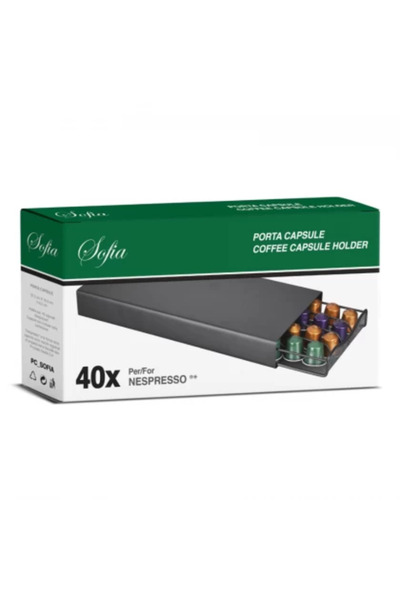 Nespresso Sofia metal capsule holder, 40-capacity