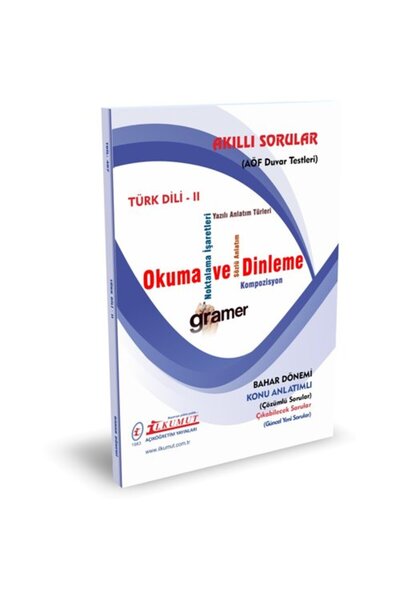 İlkumut Yayınları Türk Dili - II - 2025-2026 Güncel Baskı