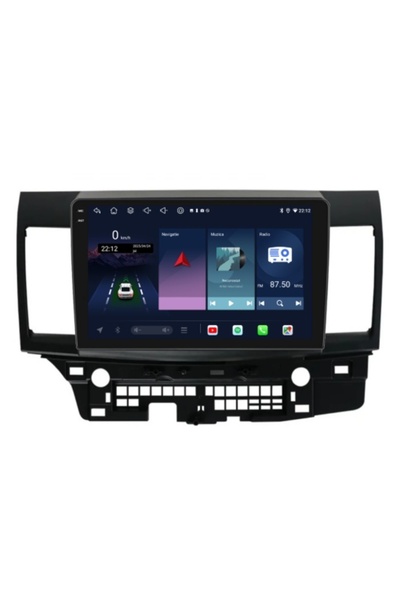 Piloton Navigație pentru Mitsubishi Lancer (2007-2013) 10" 6GB/128GB Octa-Core