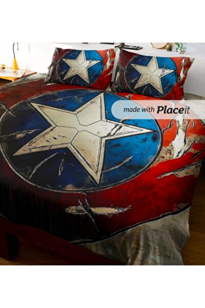 Elmas Dizayn طقم غطاء لحاف فاخر بتصميم خاص لشخص واحد من القطن الساتان مقاس 16...