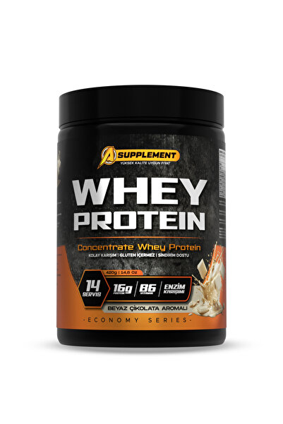 A supplement Whey Protein Ekonomi Serisi 420 gr– Beyaz çikolata Aromalı | 14 ...