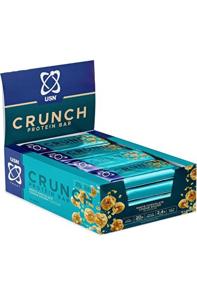 Usn لوح بروتين ترست كرانش بعجينة كوكيز الشوكولاتة البيضاء ١٢ × ٦٠ غرام