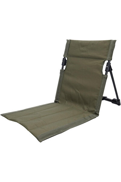 Kodak كرسي شاطئ قابل للطي (رمادي/أخضر عسكري) | كراسي استرخاء - للحديقة/التخييم/الفناء! عرض خاص!