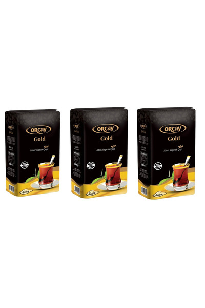 ORÇAY Gold Tea 5000 Gr X 3 Pieces = 15kg (Box)