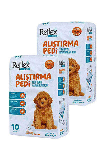 Reflex Köpek Tuvalet Alıştırma Pedi 10'lu 60x90 Cm 2 Paket