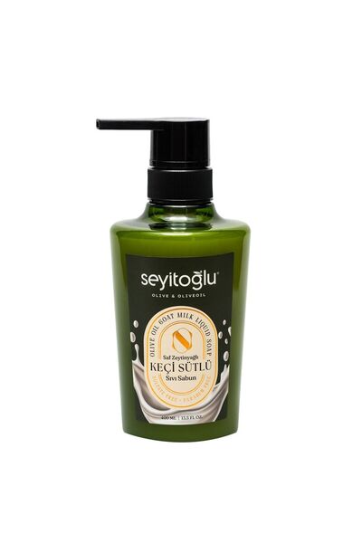Sıvı Sabun Bebekler ve Çocuklar için güvenli -Keçi Sütü - Saf Zeytinyağlı - 400ml