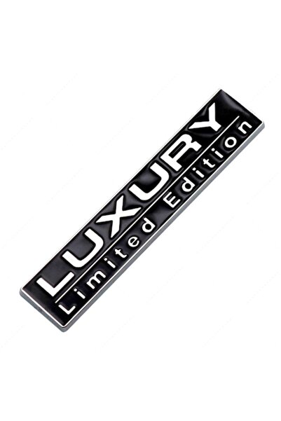 Avex LUXURY metal car emblem, 3D embossed, size 7.5 x 1.5 cm