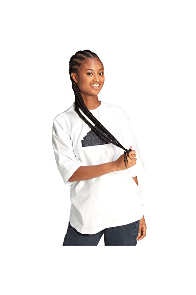 adidas Future Icons Badge of Sport Women White T-Shirt (Hr6098)