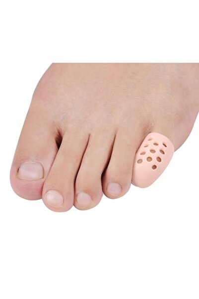 Sarphia Store Set of 2 silicone little-toe protectors, breathable material, pink