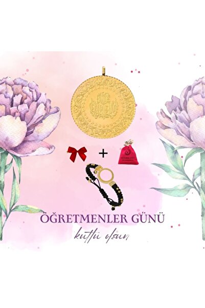 Victoria Tam Altın Yeni Tarihli (Öğretmenlere Özel Bileklik Hediye)