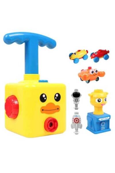 Edman Jucărie interactivă lansator de baloane POB Fun Puzzle Mașinuțe cu balo...