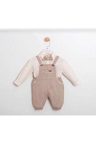 Cumino ERKEK BEBEK PAPYON GÖMLEK TULUM 3'PARÇA ÖZEL GÜN KIYAFETİ PAMUKLU KUMA...