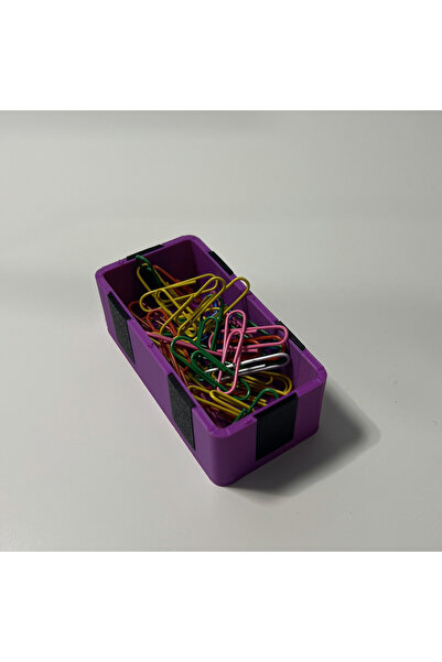 DECORADI Purple magnetic modular tray, 9 x 4.5 cm, 3D printed from PLA