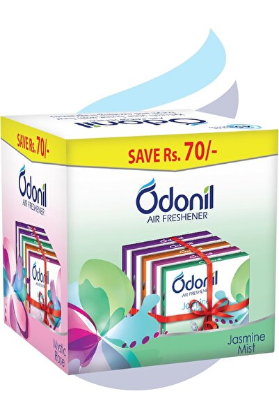Odonil مكعبات معطر جو للحمام برائحة متنوعة - ٢٤٠ غرام (٤٨ غرام × ٥)