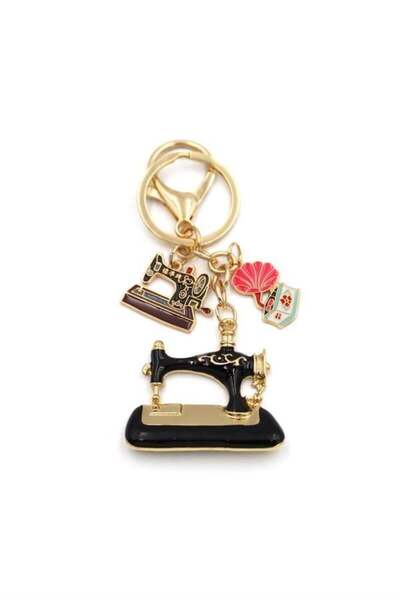 MENESSA سلسلة مفاتيح المهنة الخياطة - ذهبي