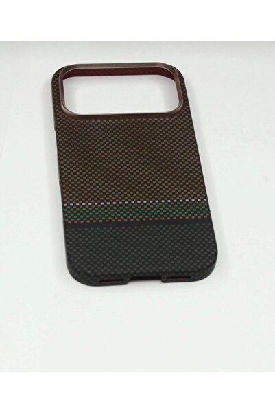 KNT PHONE 17 Pro Max Uyumlu Ekoseli Kevlar Case